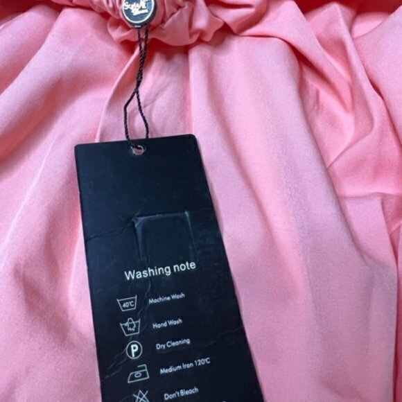 🛍️2 for $25 Sale🛍️ Off Shoulder Blouse Tie Sleeve Casual Dressy Small Coral - Picture 8 of 12